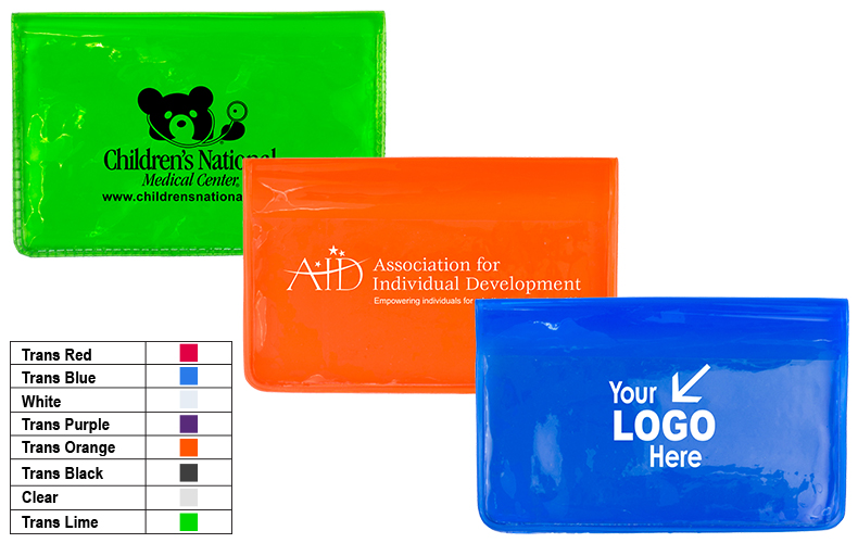 7 Piece Economy First Aid in Colorful Vinyl Pouch 7 Piece Economy First Aid in Colorful Vinyl Pouch